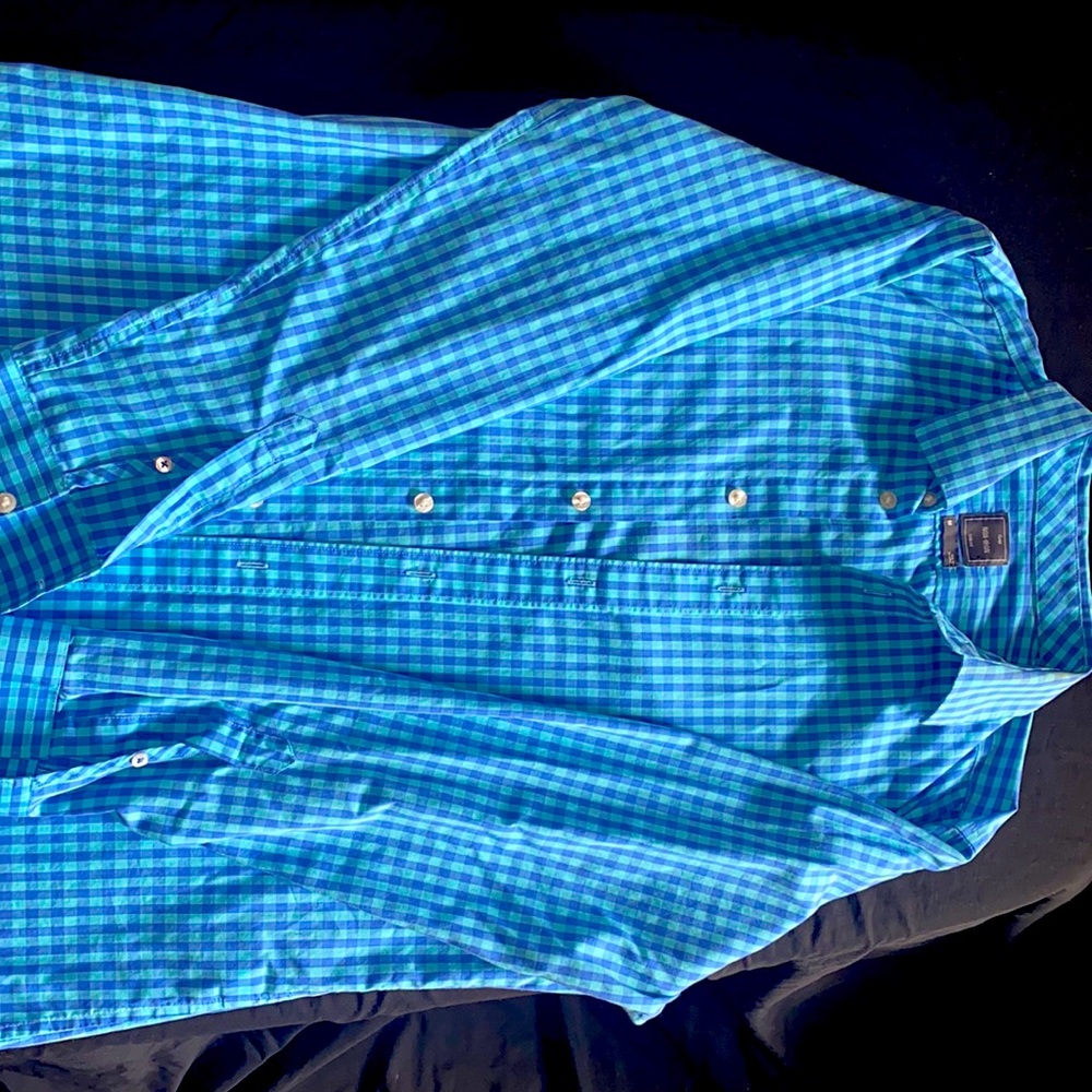 Authentic Gap Mens Slim Fit Non Iron Stretch Shirt